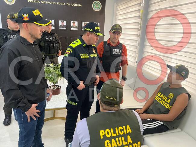 Comerciantes de divisas digitales rescatados en Villa del Rosario / Foto: Cortesía