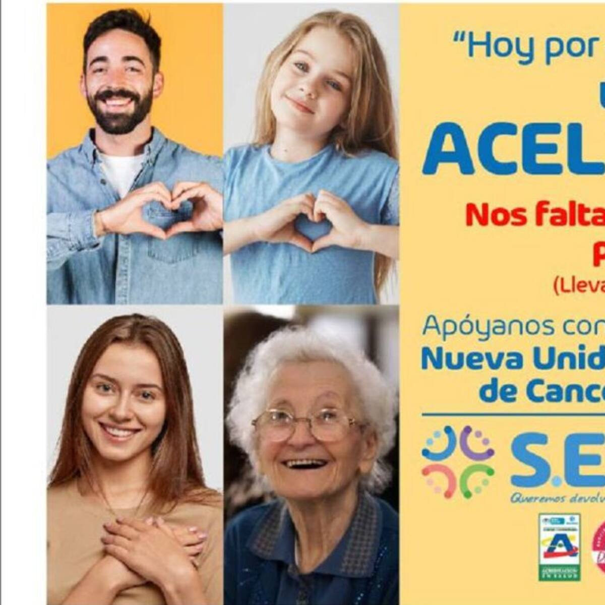 Campaña de donativos para la Unidad Especial de Cancerología
