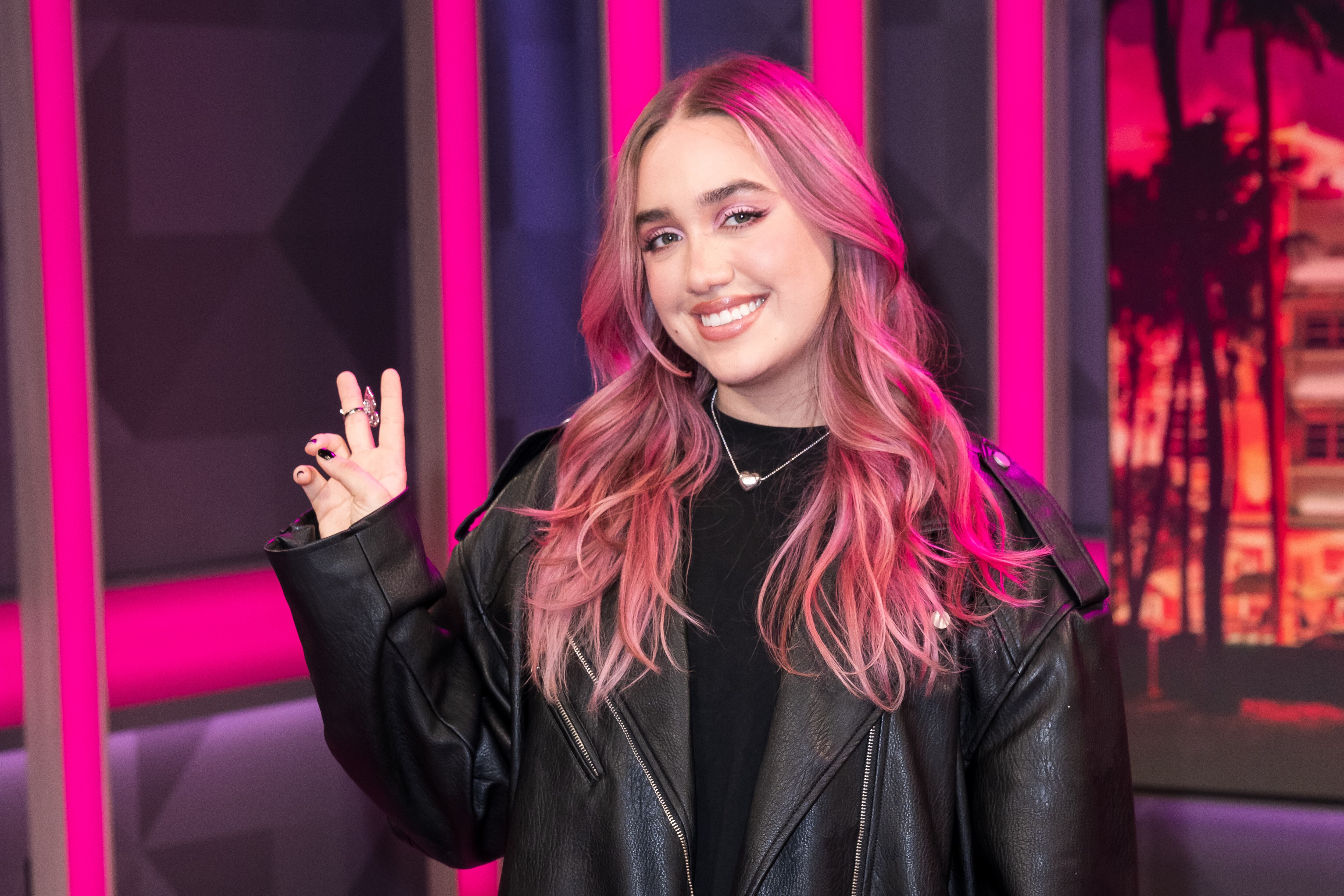 MIAMI BEACH, FLORIDA - FEBRUARY 11: Colombian singer and songwriter Ela Taubert visits SiriusXM Studios on February 11, 2025 in Miami Beach, Florida. (Photo by Jason Koerner/Getty Images)
