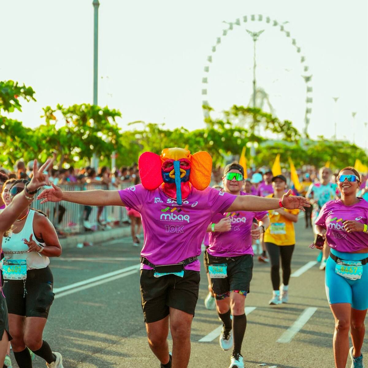 Más de 10.000 corredores vibraron en la maratón de Barranquilla