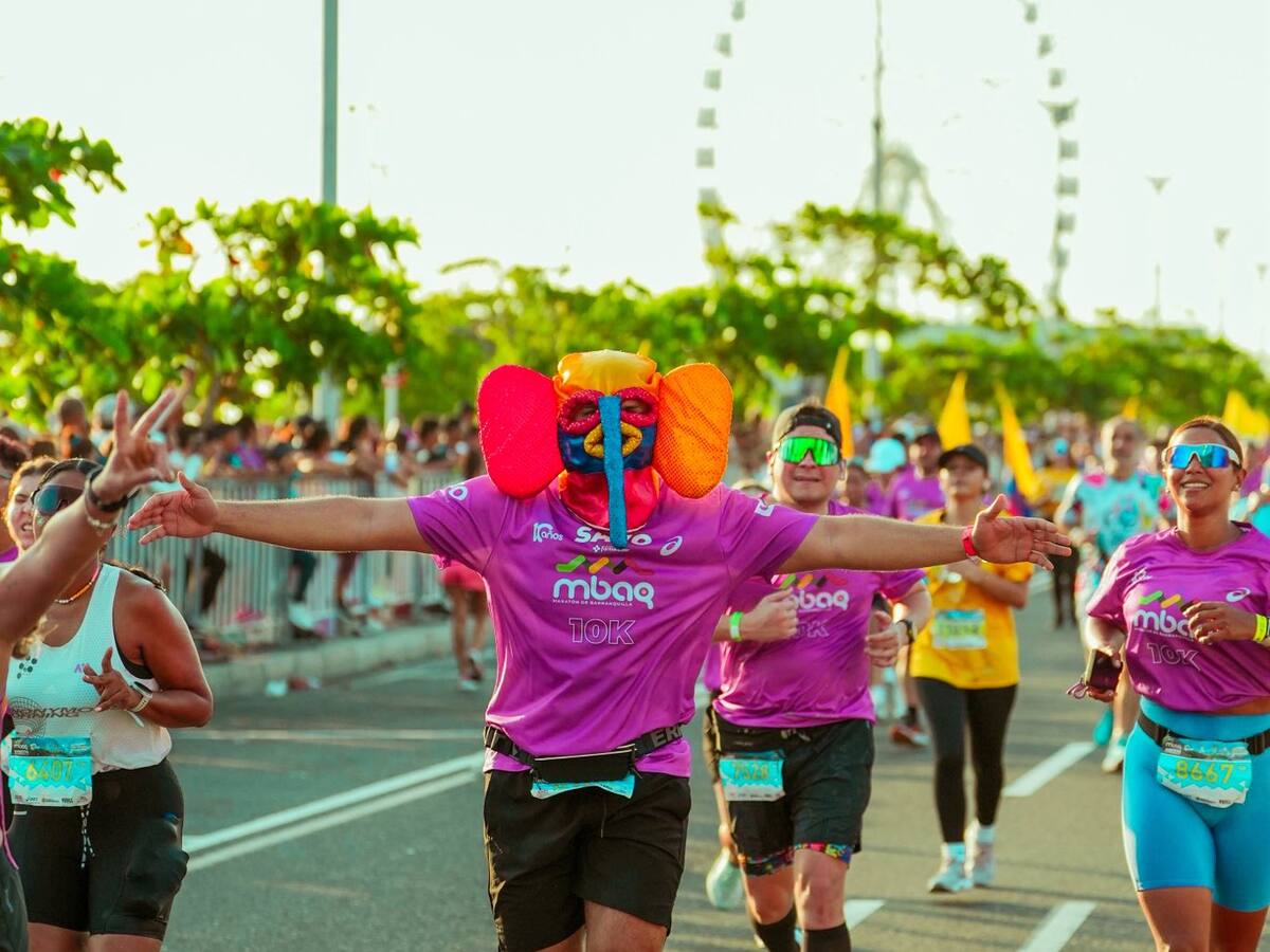 Más de 10.000 corredores vibraron en la maratón de Barranquilla