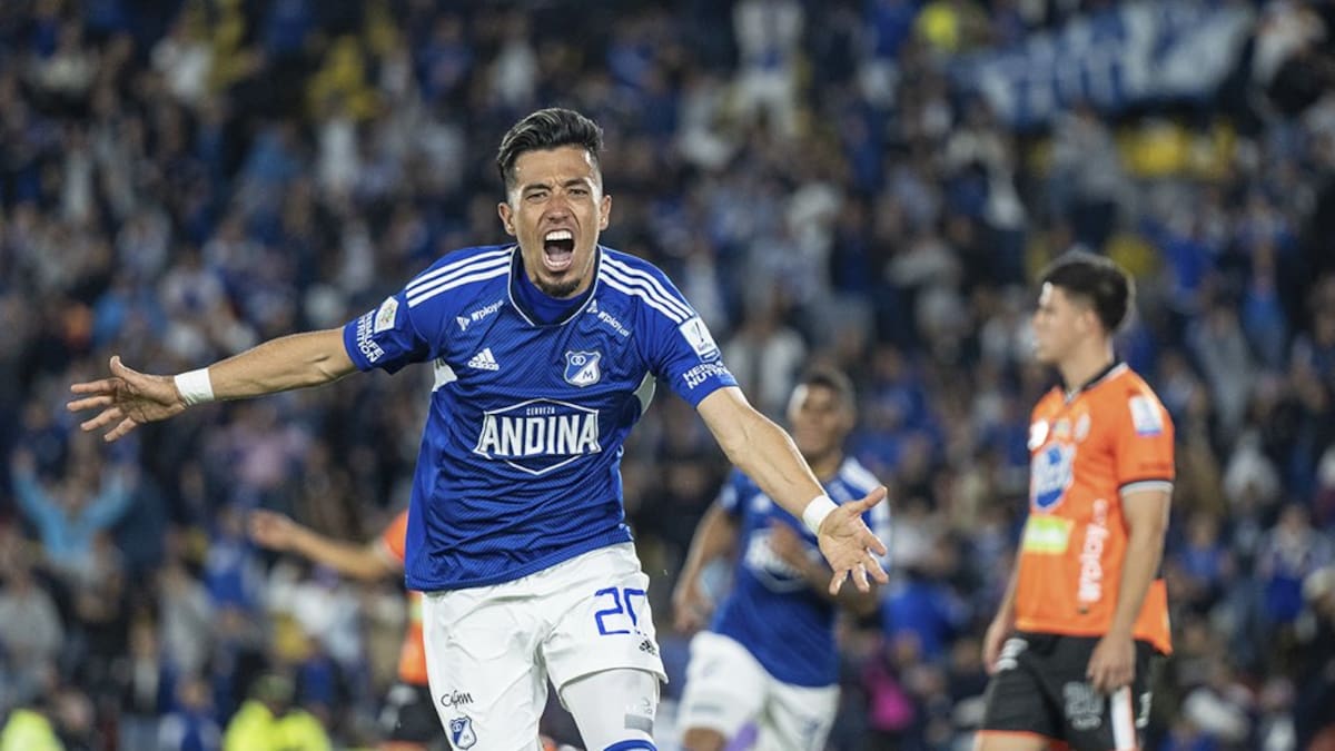 Fernando Uribe se viste de héroe y deja a Millonarios al borde de la clasificación