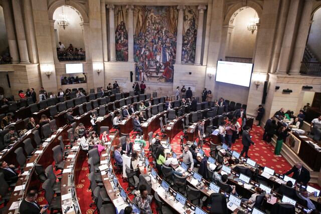 Plenaria Cámara de Representantes. Foto: (Colprensa - John Paz)