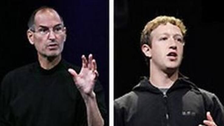 Steve Jobs admiraba a Mark Zuckerberg y su Facebook