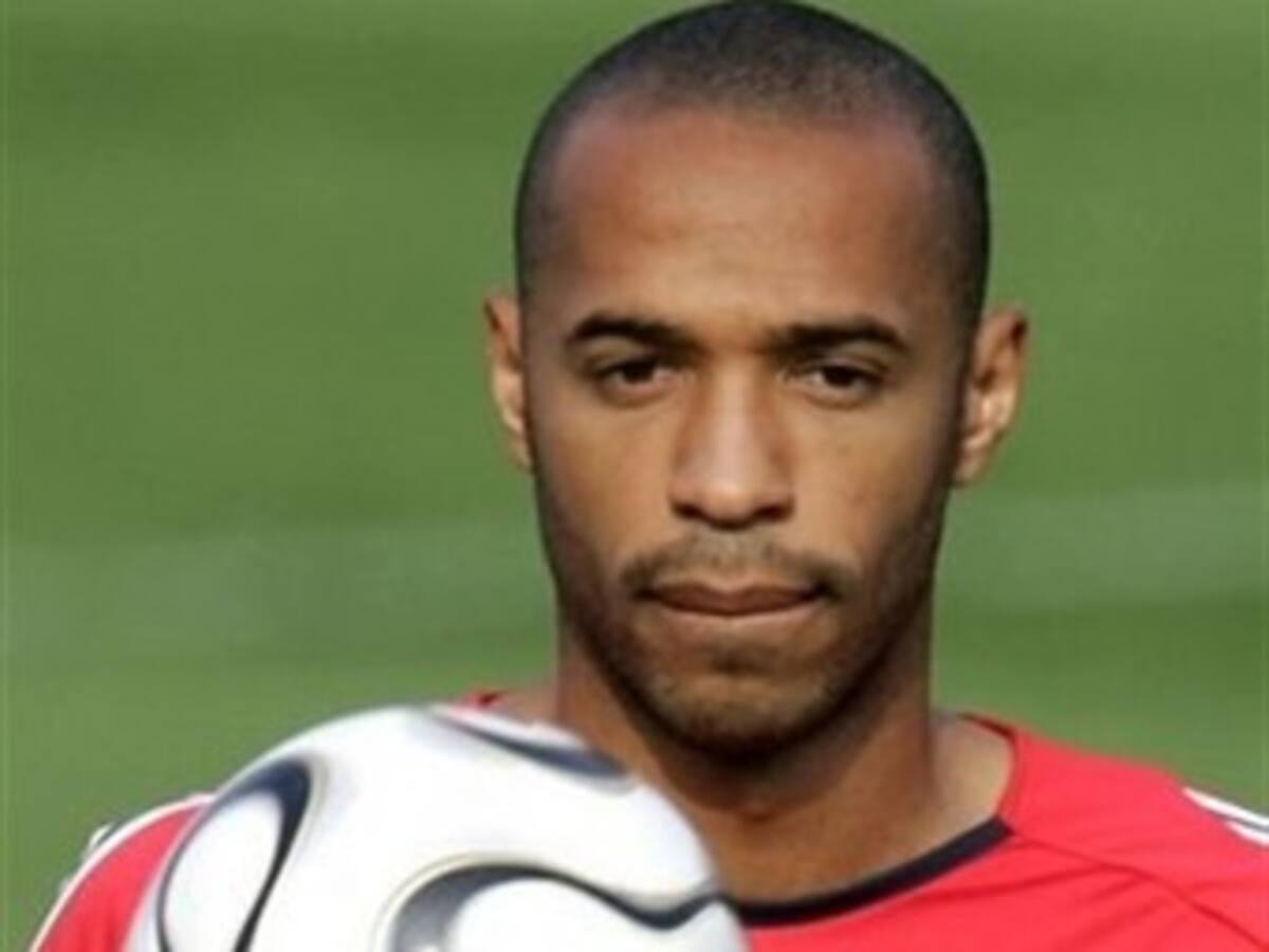 Thierry Henry entrena con Arsenal