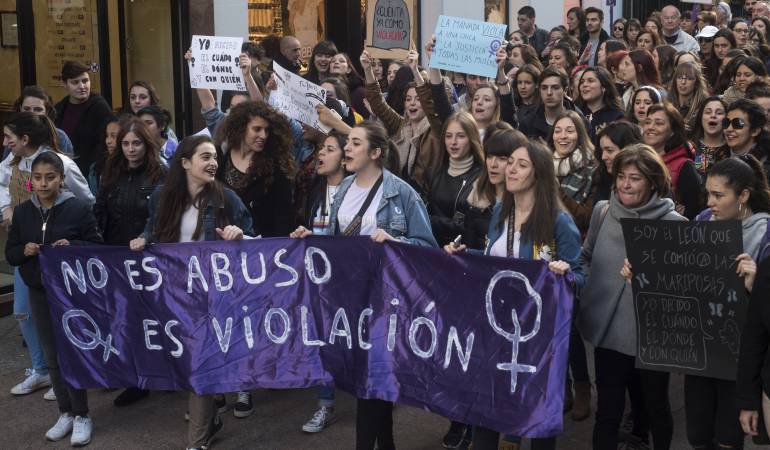 Protesta contra 'La Manada'