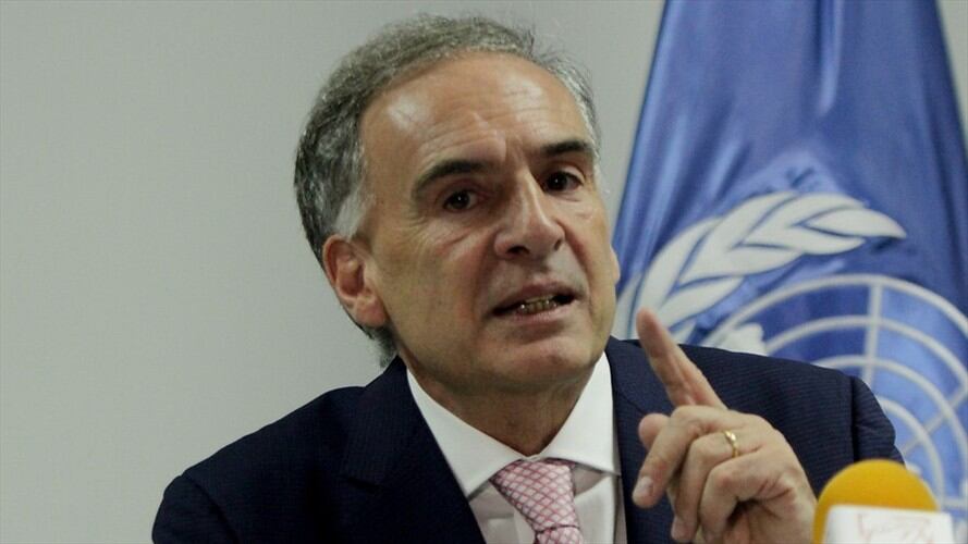 Jean Arnault, jefe de misión de la ONU en Colombia. Foto: Colprensa - Diego Pineda
