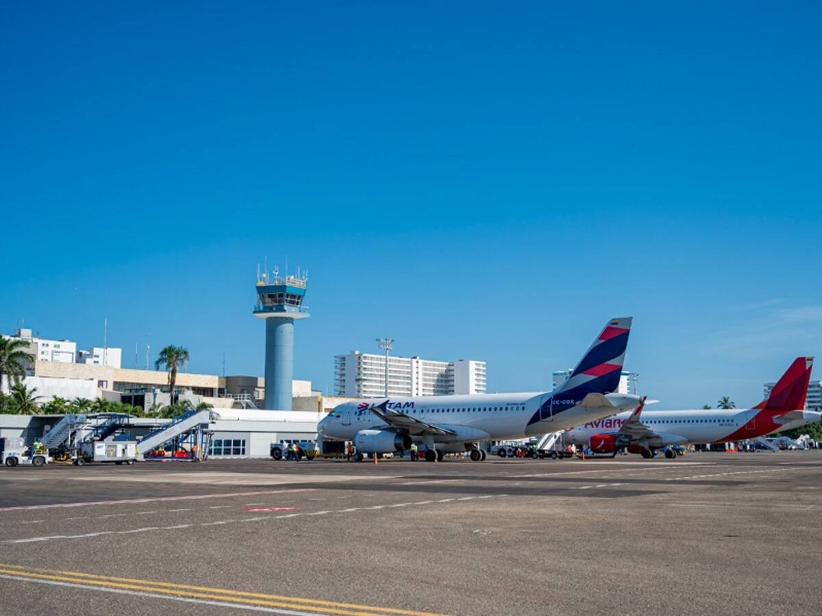 Aeropuerto Rafael Núñez de Cartagena experimentó aumento del 14 % en tráfico de pasajeros