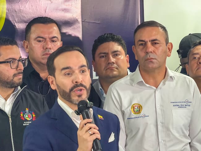 “Es un buen inicio”: Gobernador de Santander tras primer encuentro con presidente De la Espriella. Foto: Gobernación de Santander.