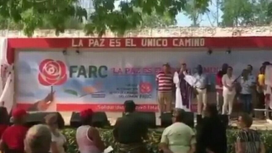 En Barranquilla, Bernardo Hoyos manifestó respaldo al partido de las Farc. Foto: Silvana Salas (W Radio)
