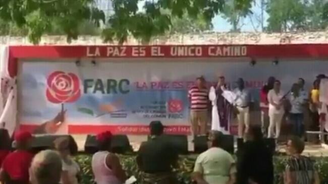 En Barranquilla, Bernardo Hoyos manifestó respaldo al partido de las Farc. Foto: Silvana Salas (W Radio)