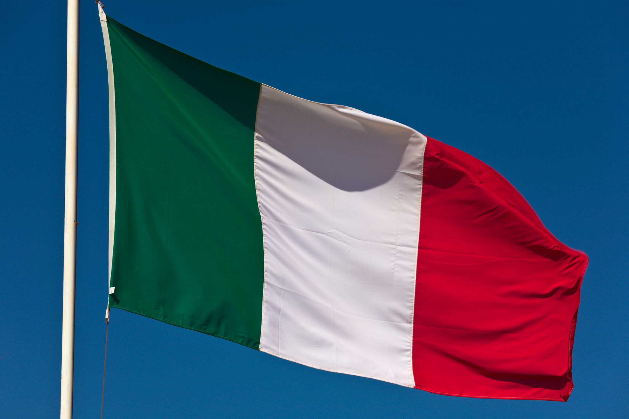 Bandera de Italia. Foto: Getty Images