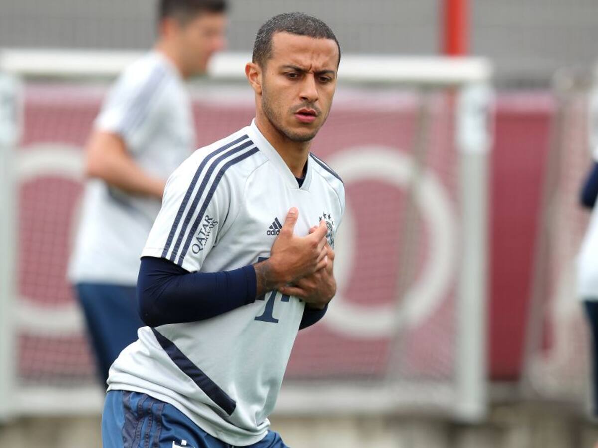 Thiago Alcántara se perderá el clásico ante el Borussia Dortmund
