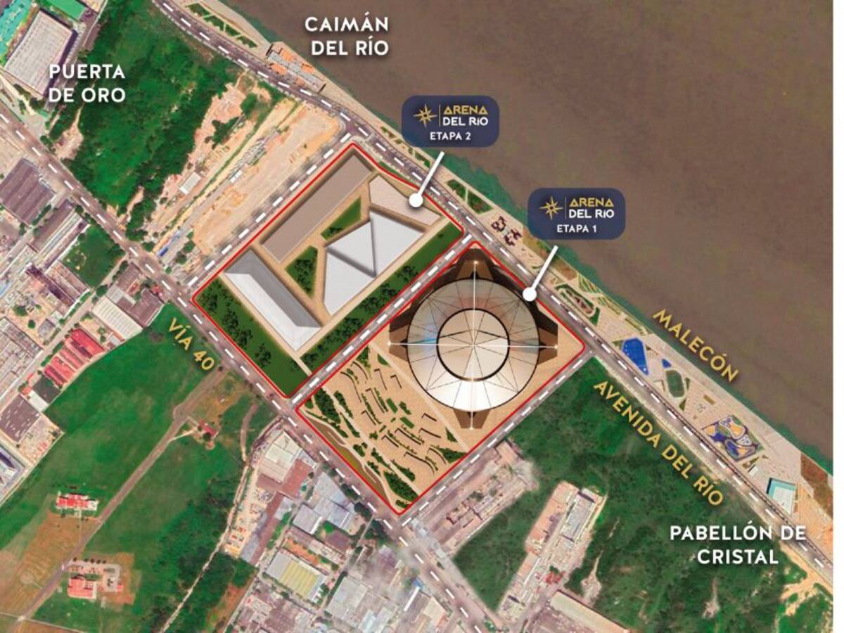 Arena del Río tendrá nueva ubicación, en el sector del Gran Malecón