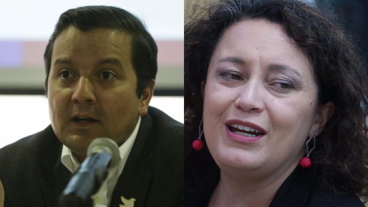 David Luna y Angélica Lozano.
