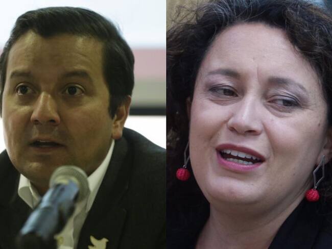 David Luna y Angélica Lozano.