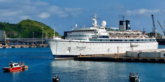 El primer crucero de la temporada no llegó a Santa Marta por la situación de seguridad. Foto: Puerto de Santa Marta