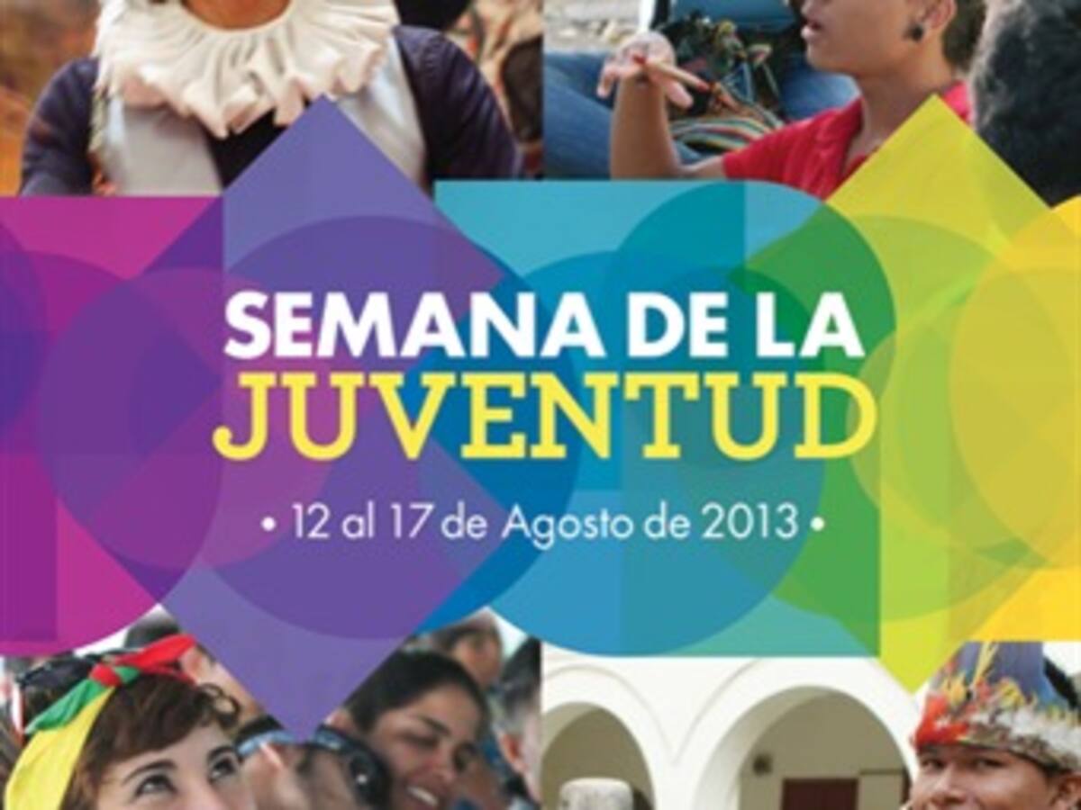Semana de la Juventud se celebrará en Colombia del 12 al 17 de agosto
