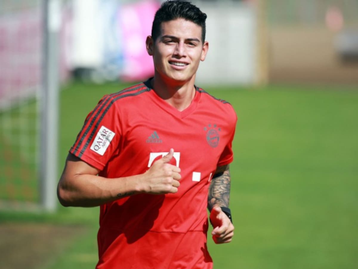 James Rodríguez retornó a los entrenamientos con el Bayern Múnich