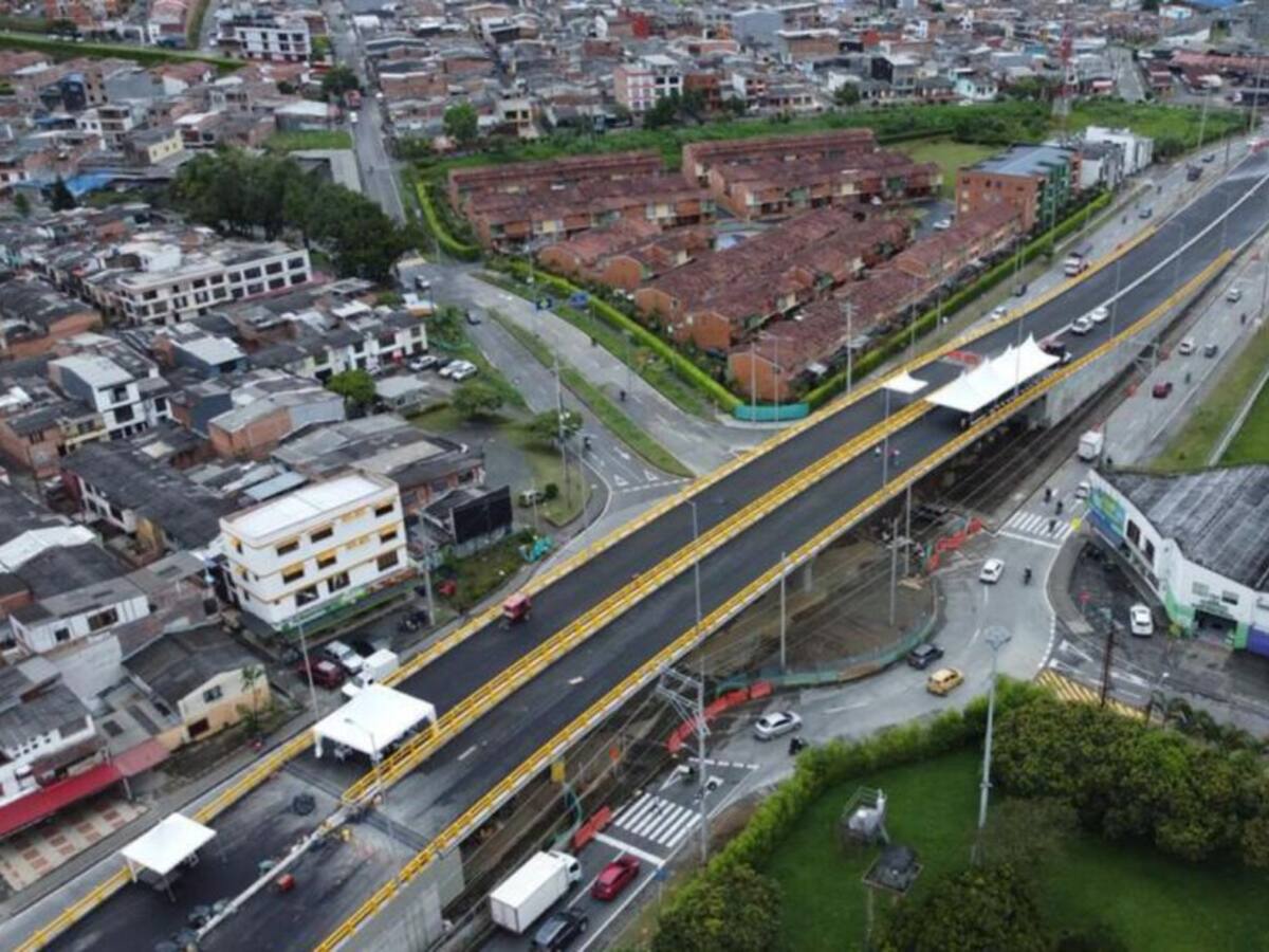 El Puente Industriales de Dosquebradas será entregado en abril