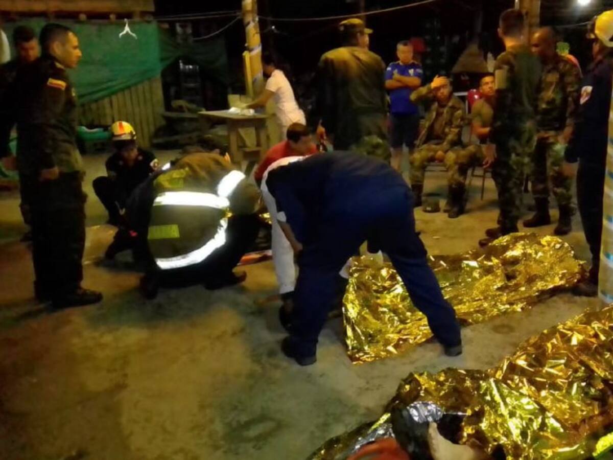 Tormenta eléctrica en Cundinamarca deja nueve soldados heridos