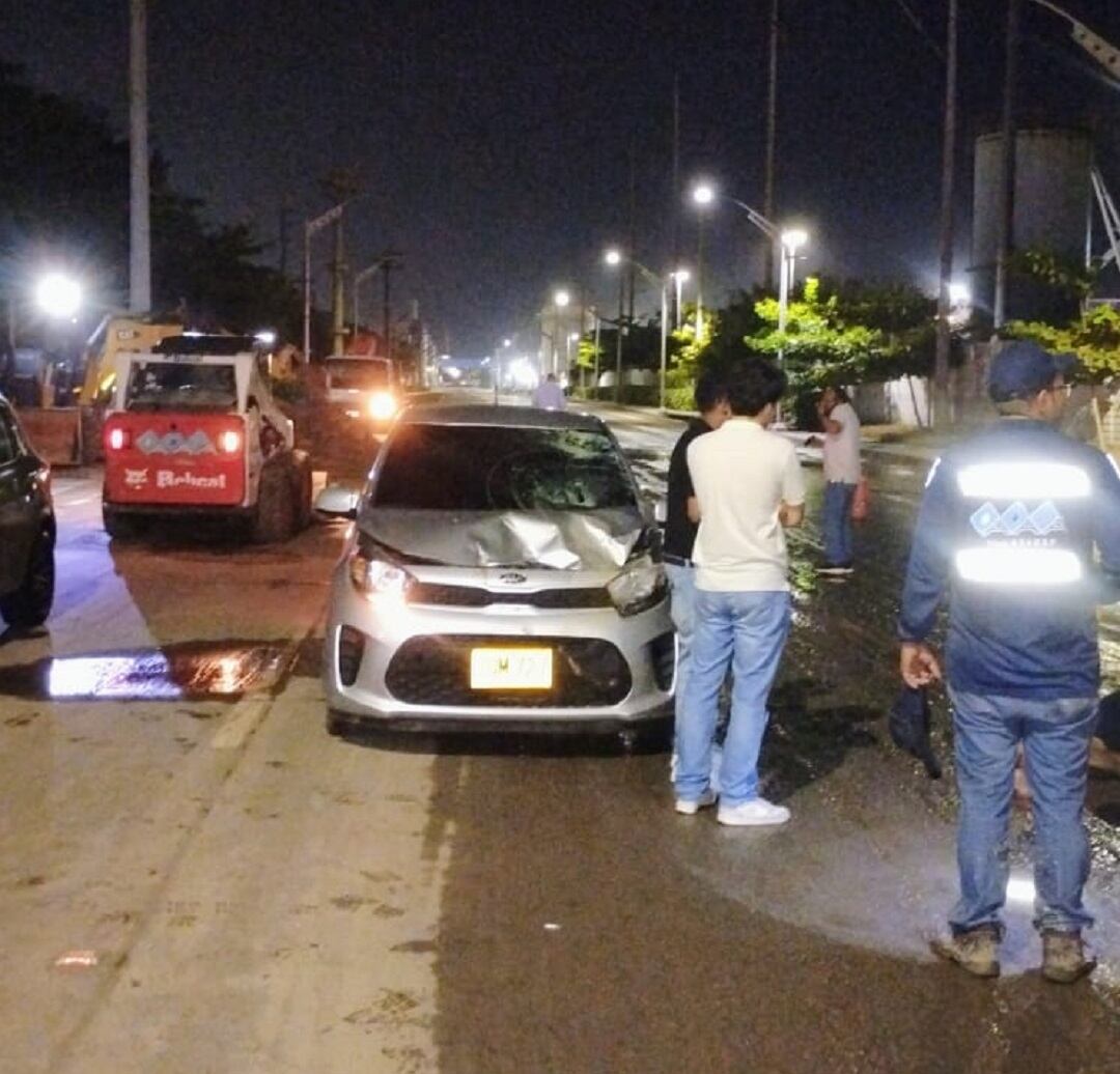 Lugar del accidente. Foto: Cortesía