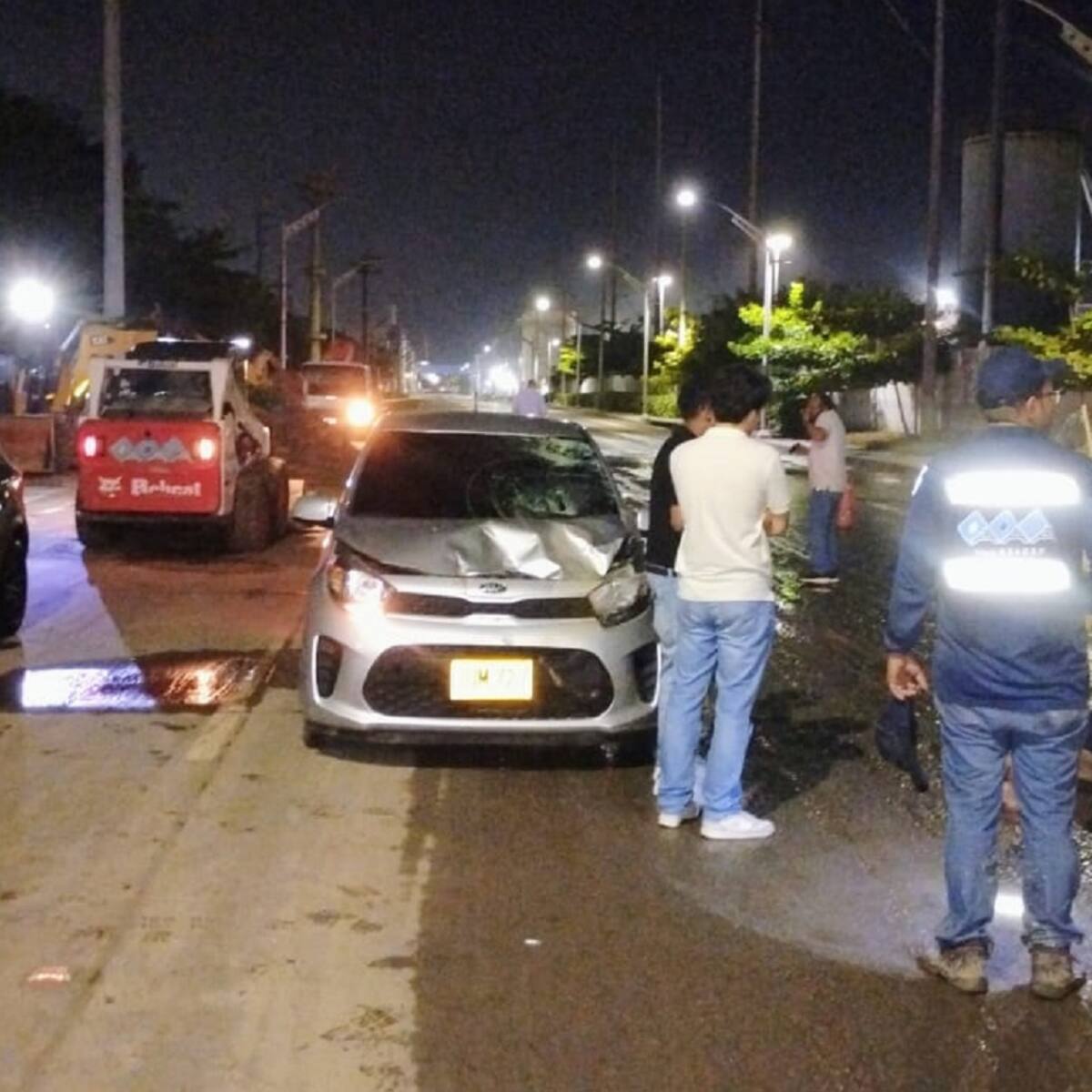 Conductor en estado de embriaguez arrolló a operario de Triple A: está bajo pronóstico reservado