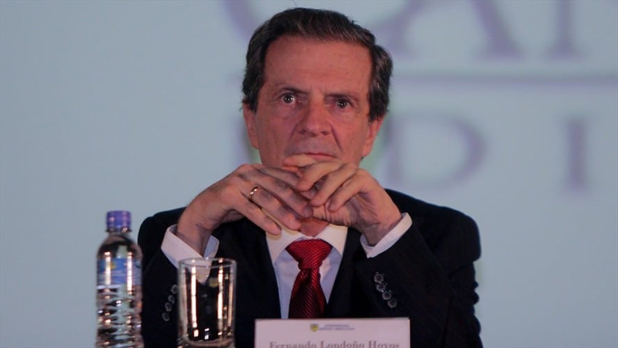 Fernando Londoño, exministro. Foto: Colprensa