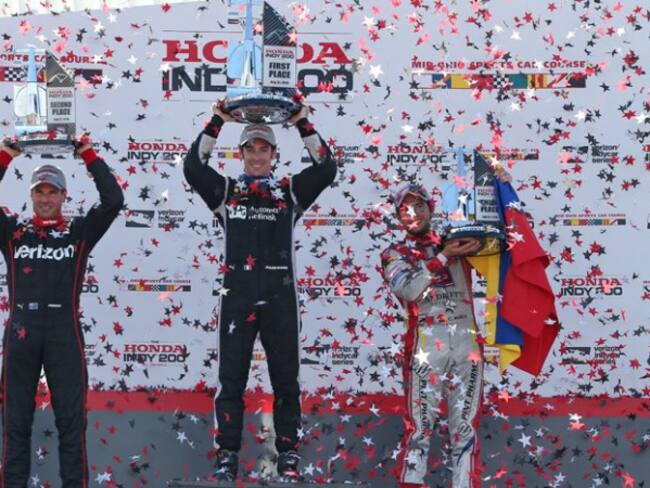 Carlos Muñoz fue tercero del Honda Indy 200 en Mid-Ohio