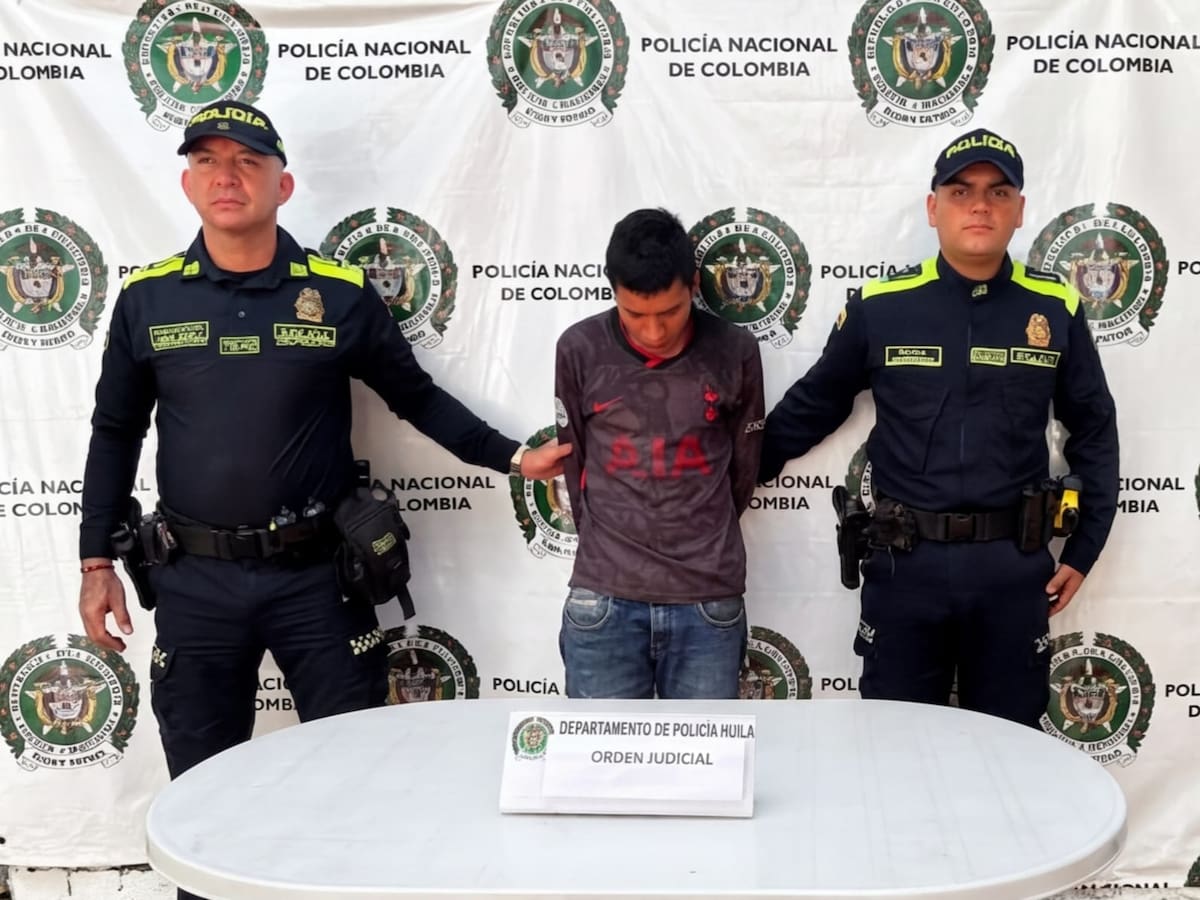 Capturado alias “R15”, actor sicarial del cartel de los más buscados en el Huila