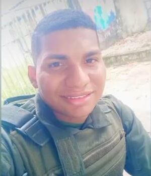 Harold Luis Ricardo Martínez, policía secuestrado. // Cortesía