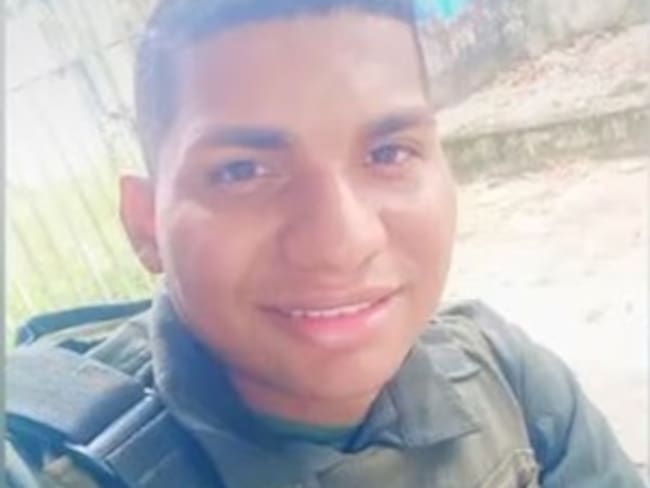 Harold Luis Ricardo Martínez, policía secuestrado. // Cortesía