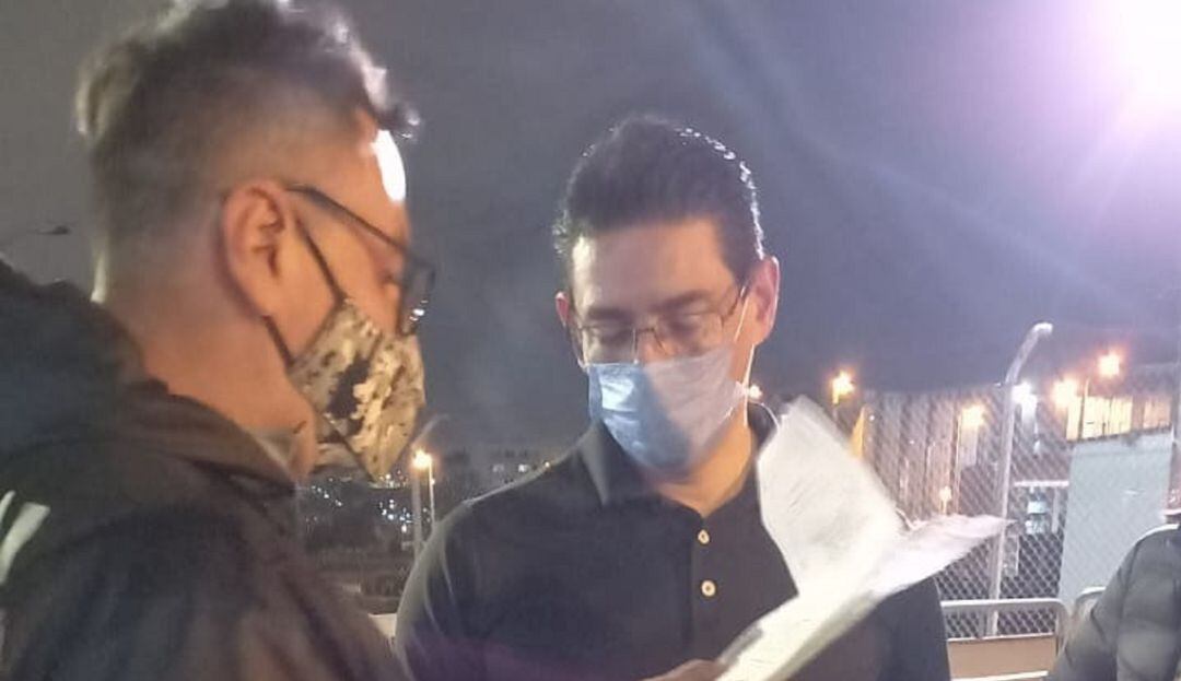 Momento de la recaptura de Guillermo Grosso, uno de los señalados "cerebros" de la corrupción en la salud