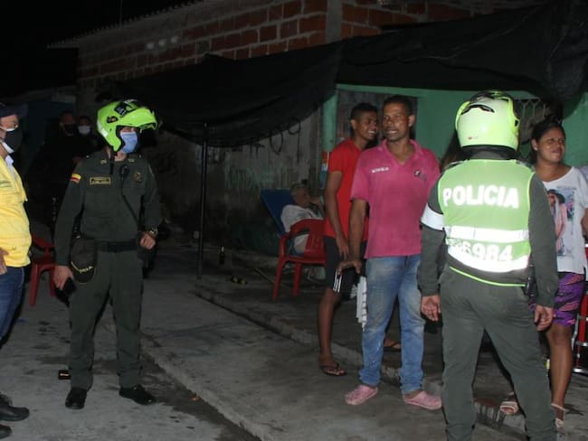 Operativos de la Policía en Barranquilla.