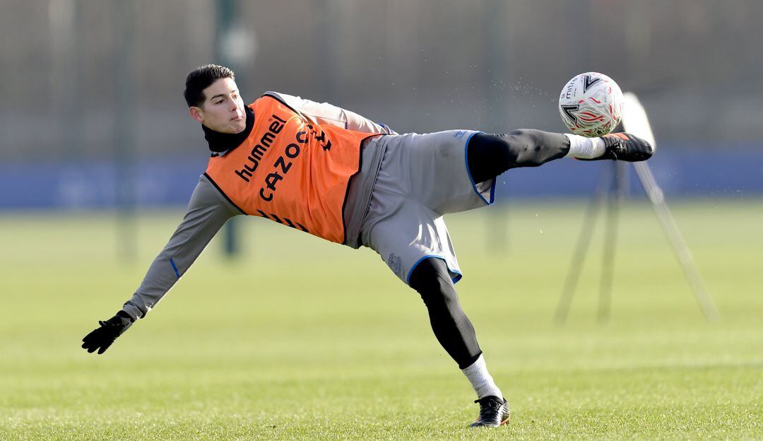 James Rodríguez será titular con el Everton ante Rotherham en el partido de FA Cup.