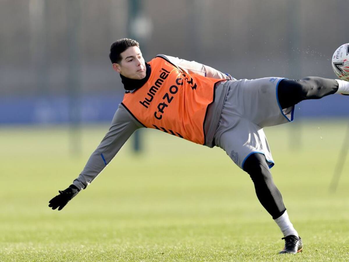 James Rodríguez disponible para duelo de FA Cup con el Everton