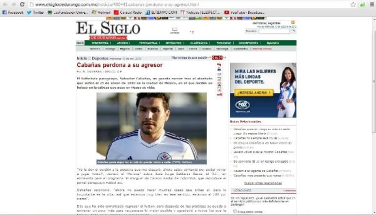 Medios de comunicación de México, España, Ecuador reseñaron la entrevista que El Alargue le hizo al paraguayo.