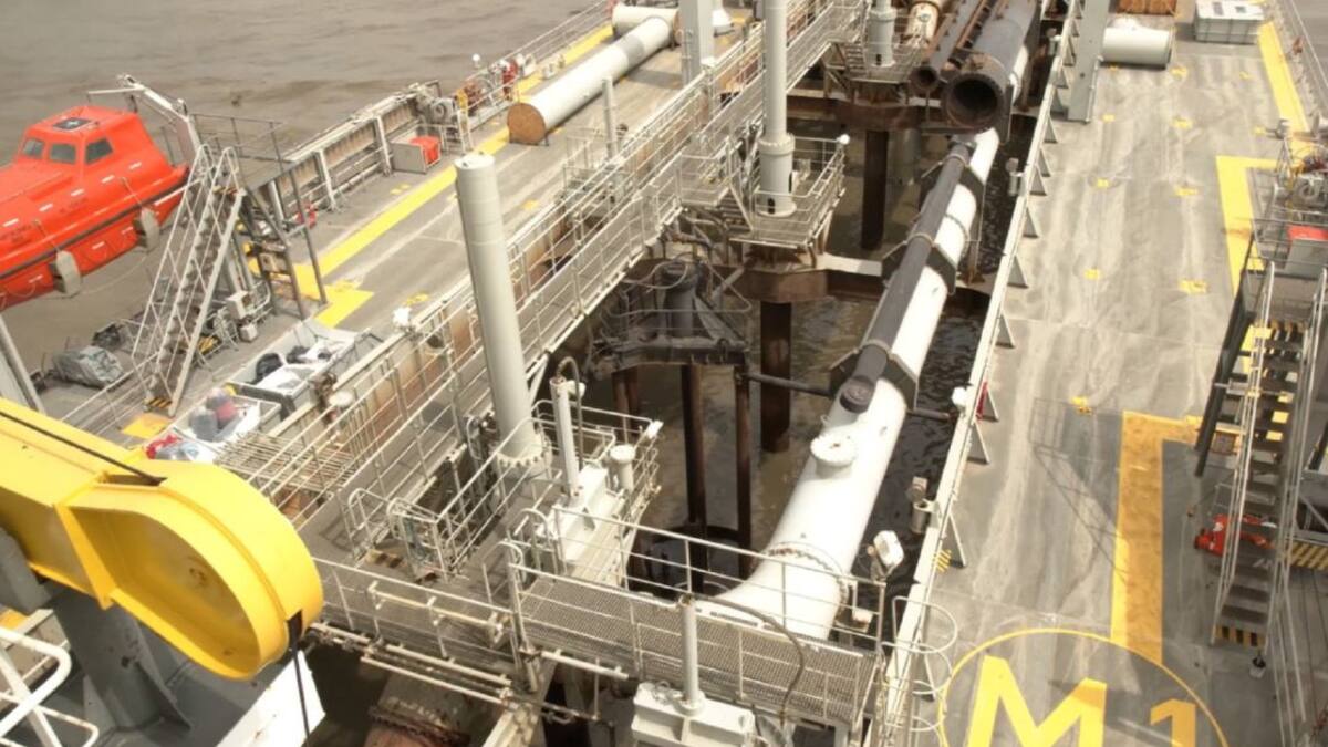 Draga Bartolomeu avanza en trabajos al interior del puerto de Barranquilla