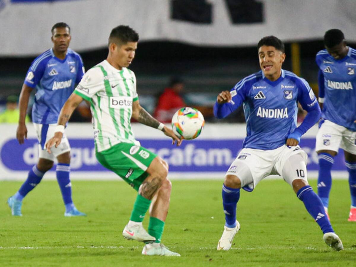 Atlético Nacional vs. Millonarios, fecha 5 de los cuadrangulares: Historial entre ambos por Liga