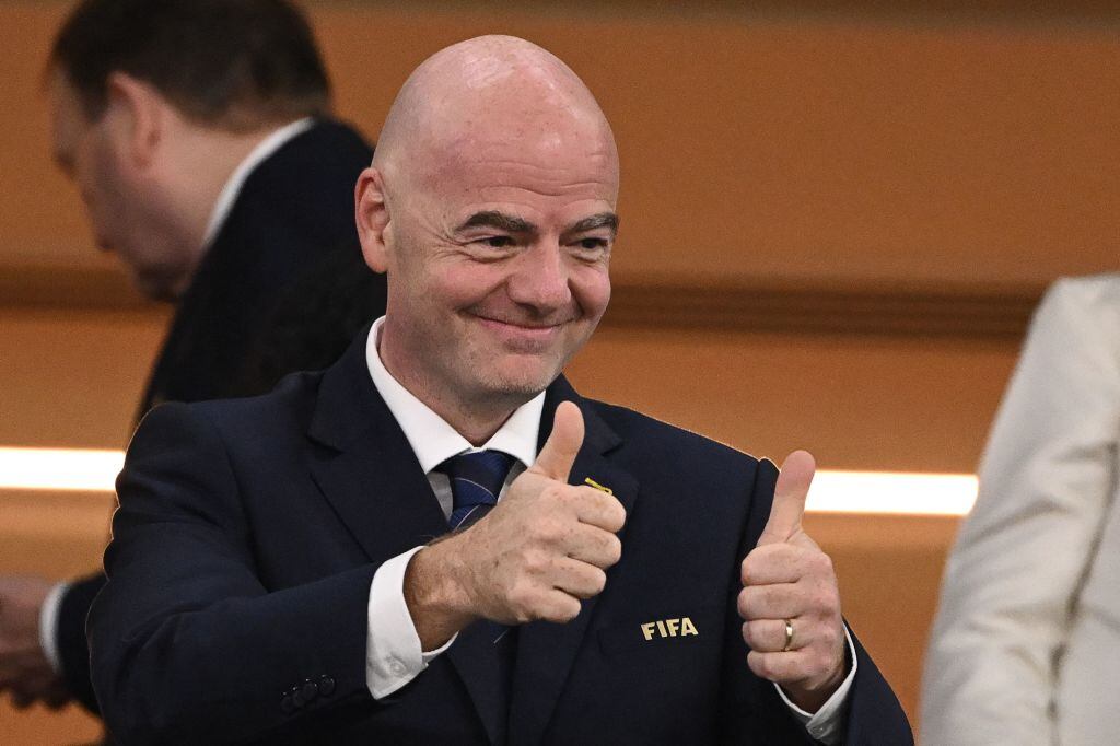 Gianni Infantino, presidente de la FIFA (Photo by FABRICE COFFRINI/AFP via Getty Images)