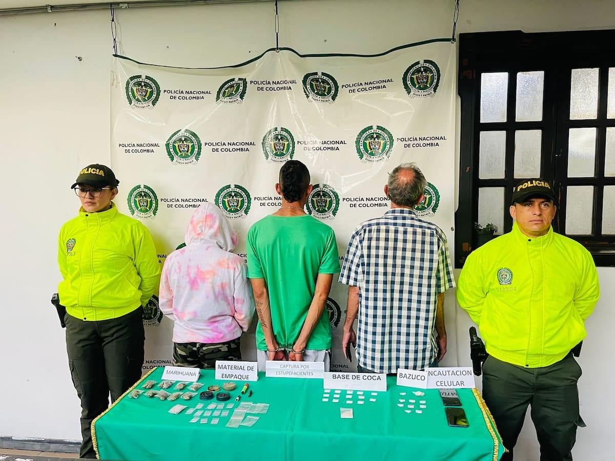 En Salamina Caldas desarticulan banda delincuencial que generaba temor por venta de drogas