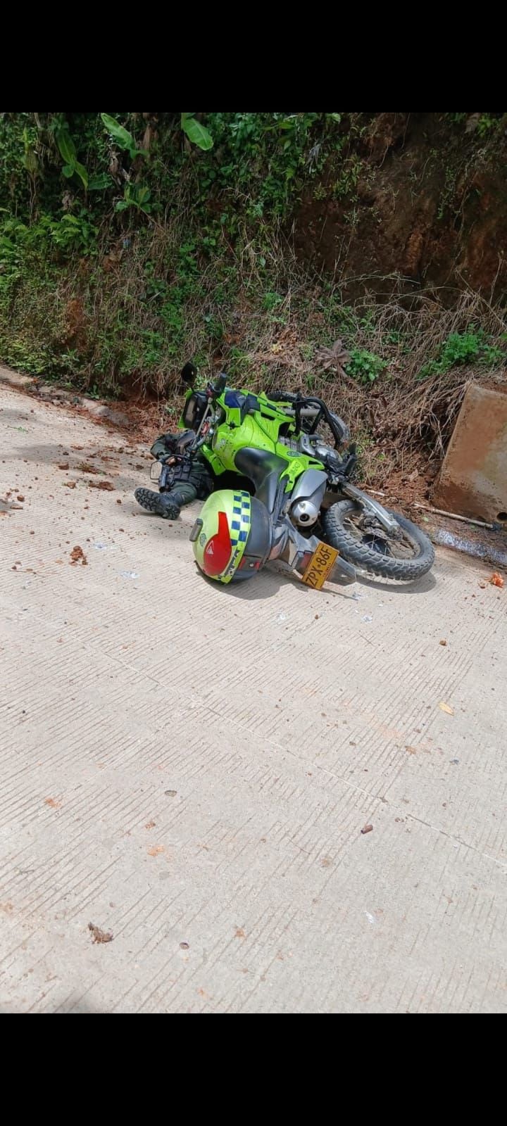 Dos policías fueron asesinados en Betulia, Antioquia. Foto: Cortesía.
