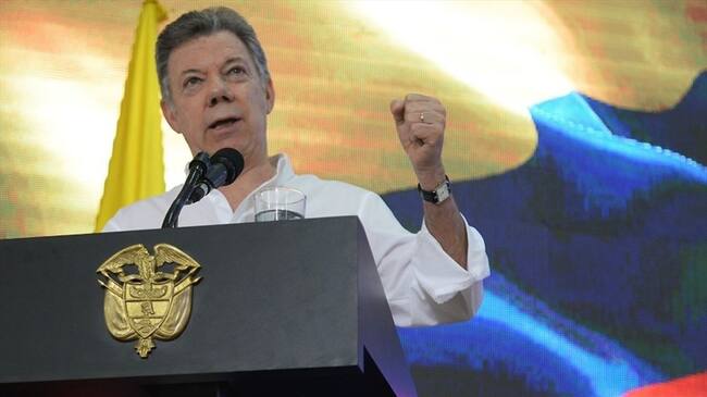 Según el presidente, el presidente Juan Manuel Santos es señal de que la implementación de los acuerdos va bien. Foto: Colprensa