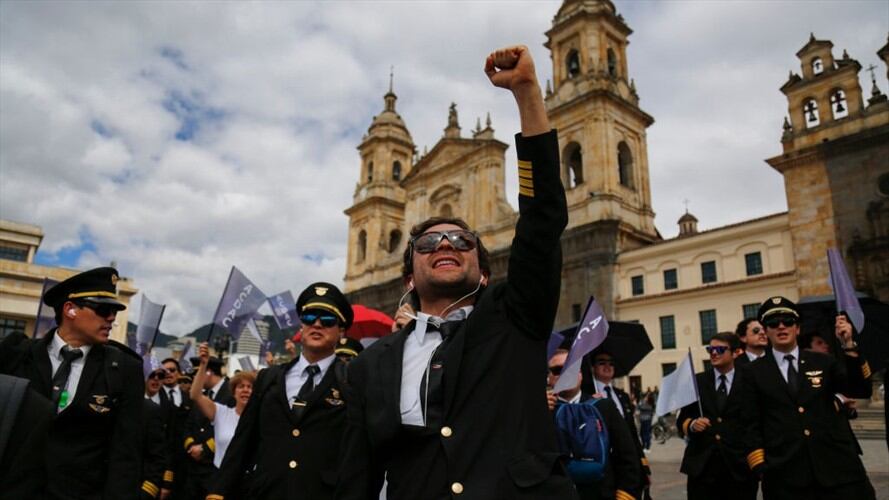 Pilotos de Avianca continuarán en paro. Foto: Colprensa