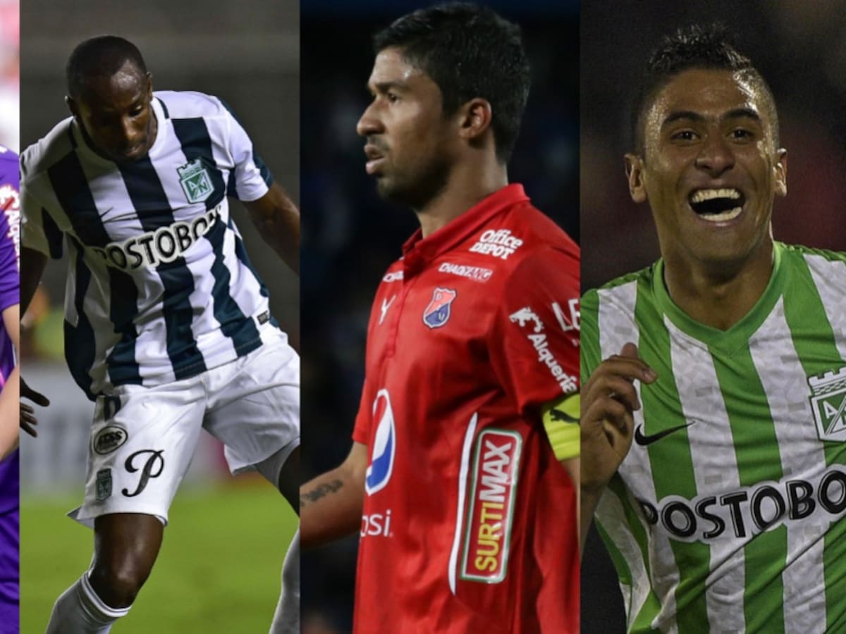 Los últimos 10 jugadores que vistieron las camisetas de Nacional y Medellín