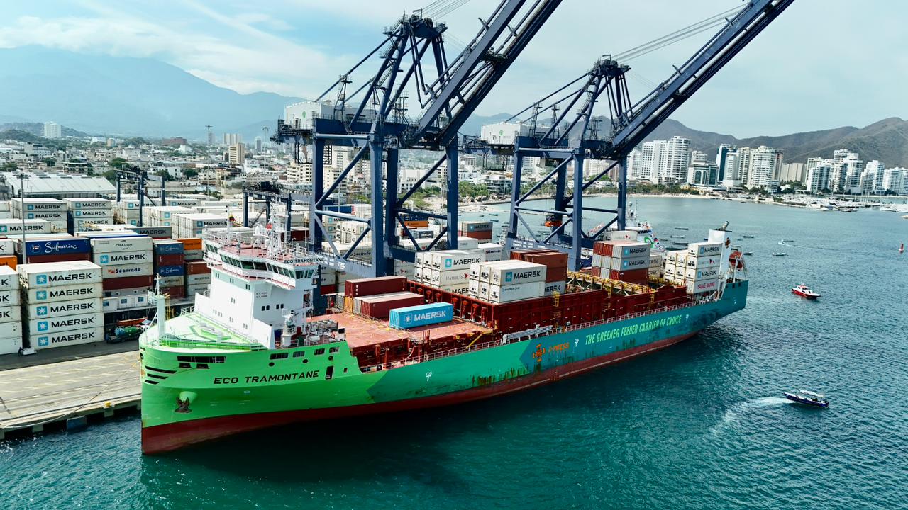 Santa Marta recibe buques de última tecnología que impulsan la  la transición energética/ Puerto