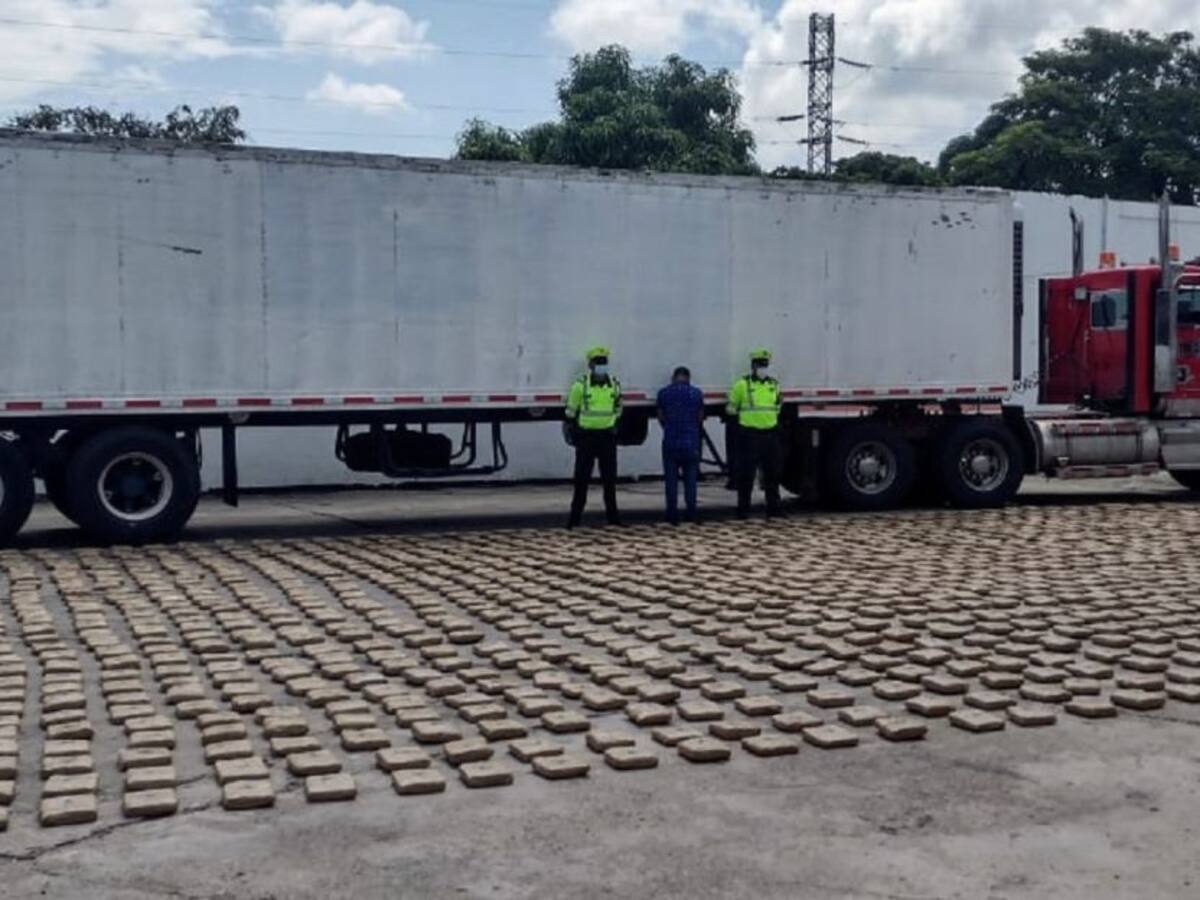 Cae más de una tonelada de marihuana que venía con mercancía de pollo