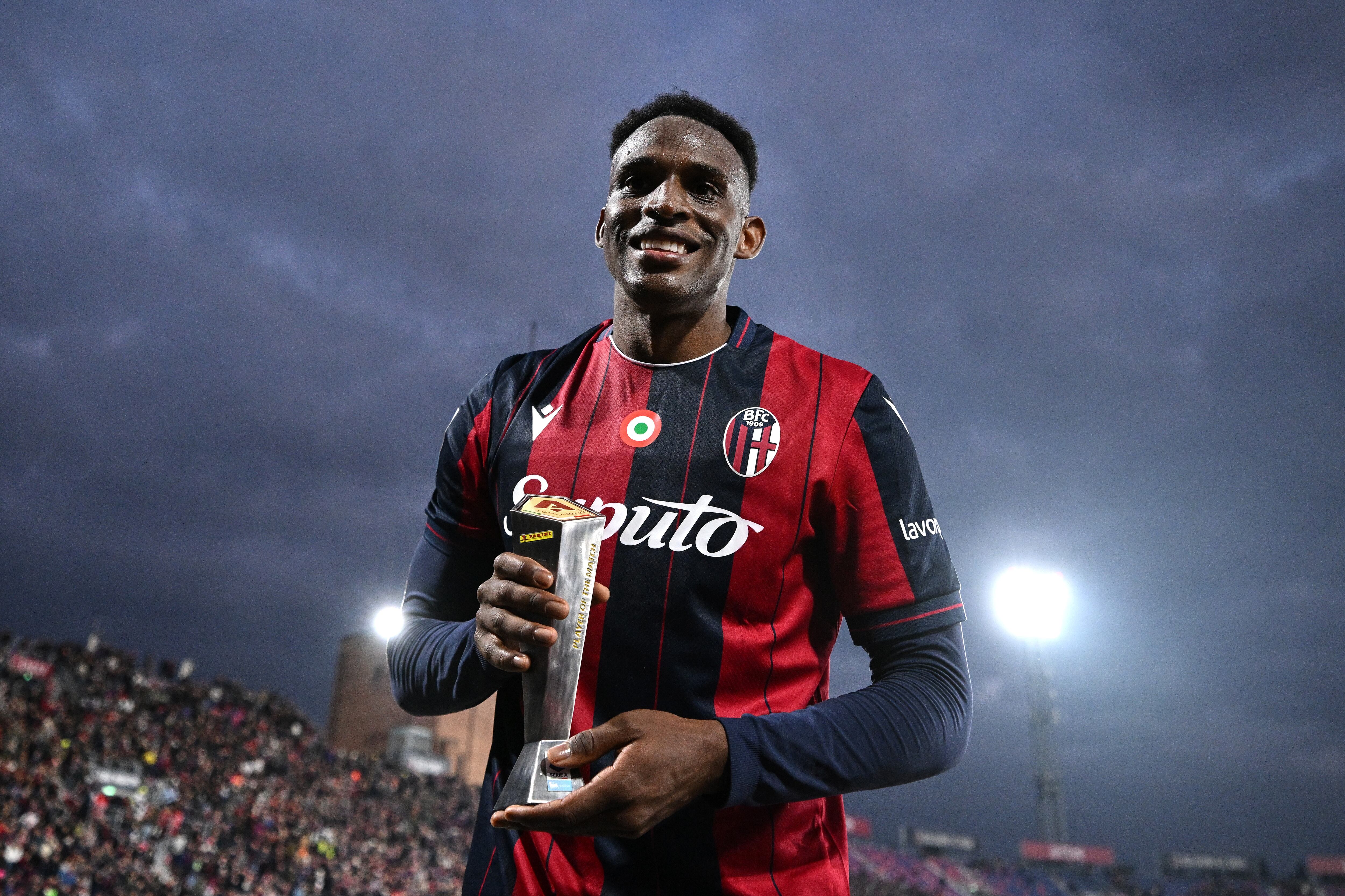 Jhon Lucumi de Selección Colombia y Bologna / Getty Images.