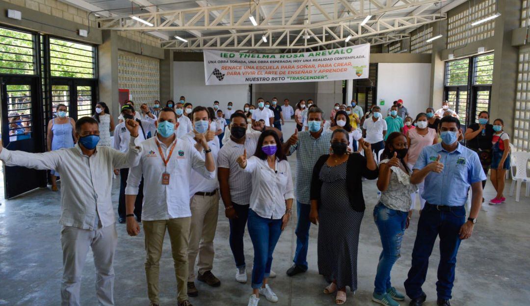 I.E.D. Thelma Rosa Arévalo en el corregimiento de Varela, Zona Bananera