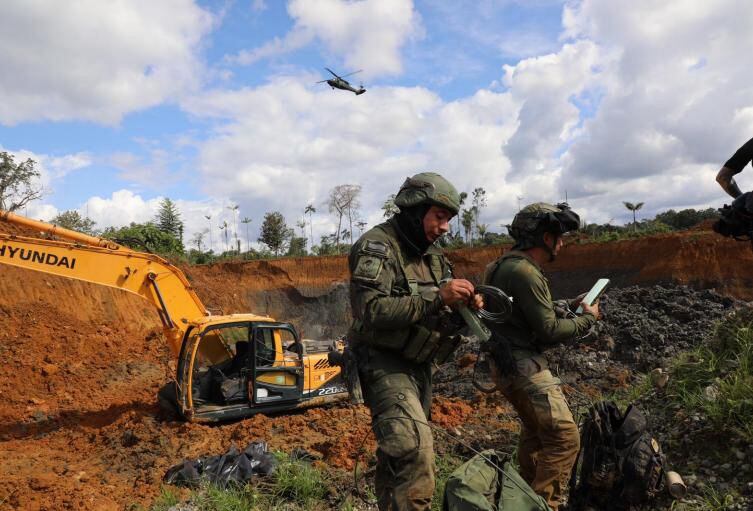 Minería ilegal, Colombia.